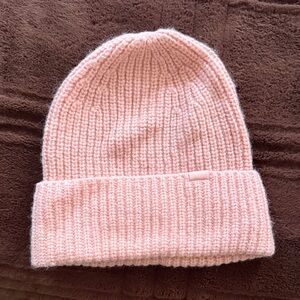 Madewell Soft Pink Knit Beanie